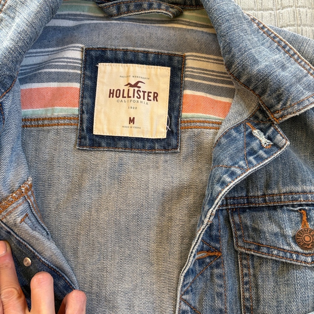 Hollister Light Blue Denim Jacket
